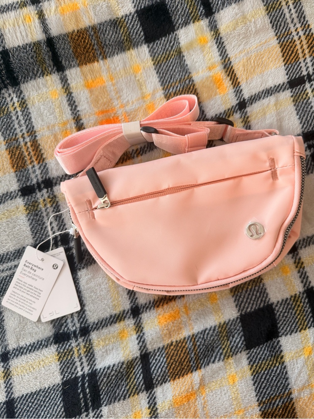 lululemon athletica Mini Belt Bag Baby Pink, NWT Silver Hardware